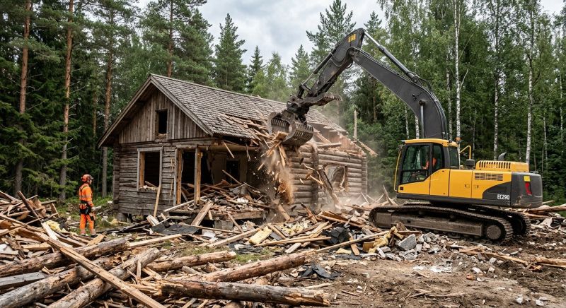 Cabin Demolition in Pearland, TX